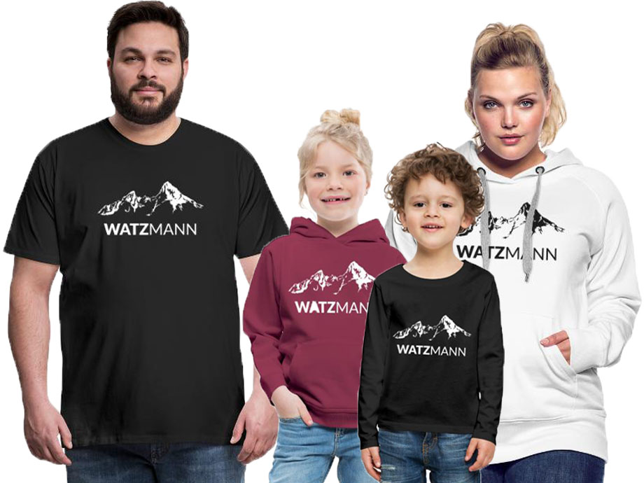 watzmann-shirt-männer-frauen-kinder hoodie
