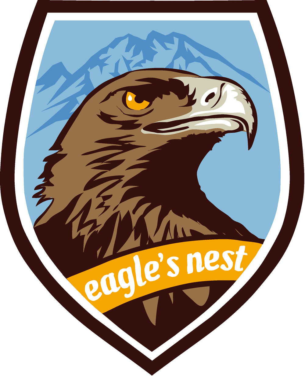 Wappen Aufkleber Sticker Eagles Nest