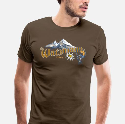 Watzmann Bergsteiger T-Shirt für Männer.